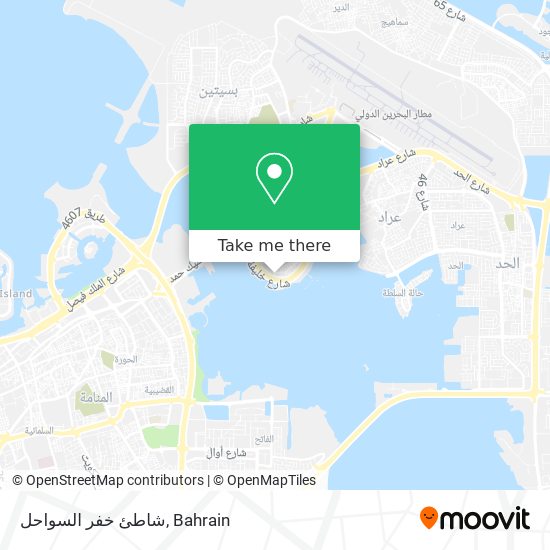 شاطئ خفر السواحل map