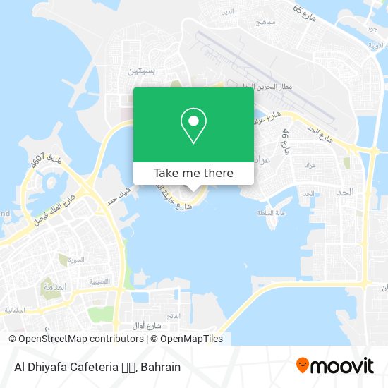 Al Dhiyafa Cafeteria  map