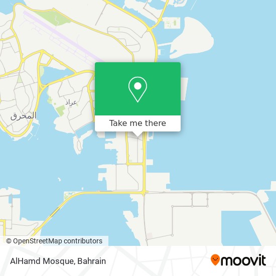 AlHamd Mosque map