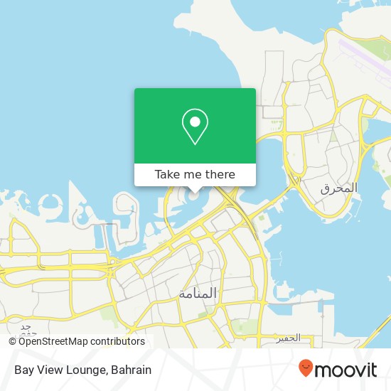 Bay View Lounge map
