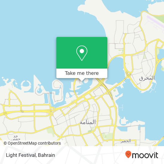 Light Festival map