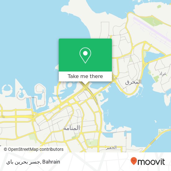 جسر بحرين باي map