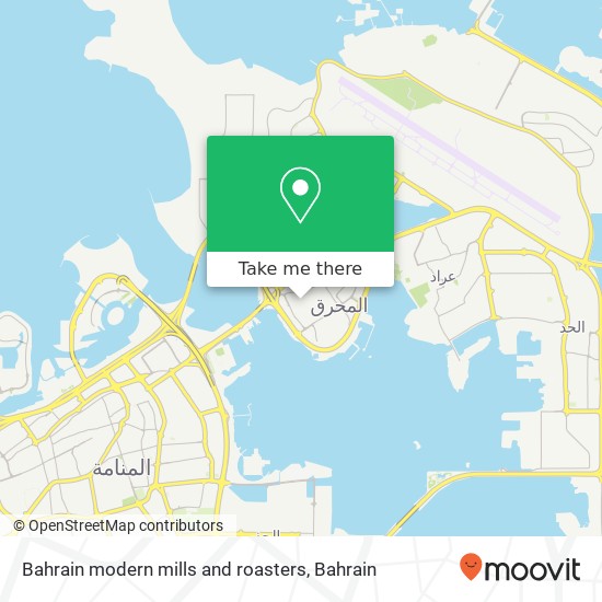Bahrain modern mills and roasters map