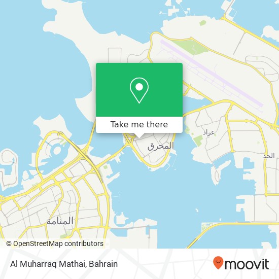 Al Muharraq Mathai map