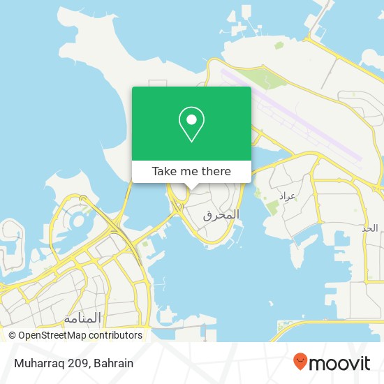 Muharraq 209 map