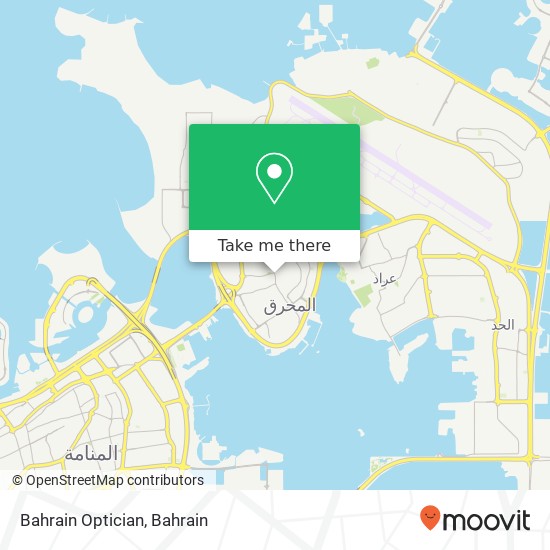 Bahrain Optician map