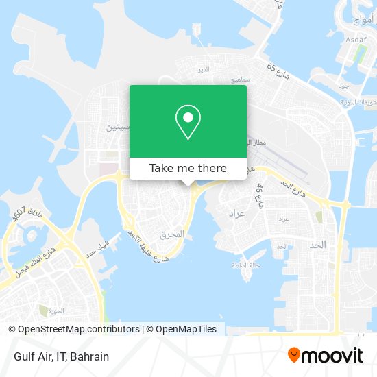 Gulf Air, IT map