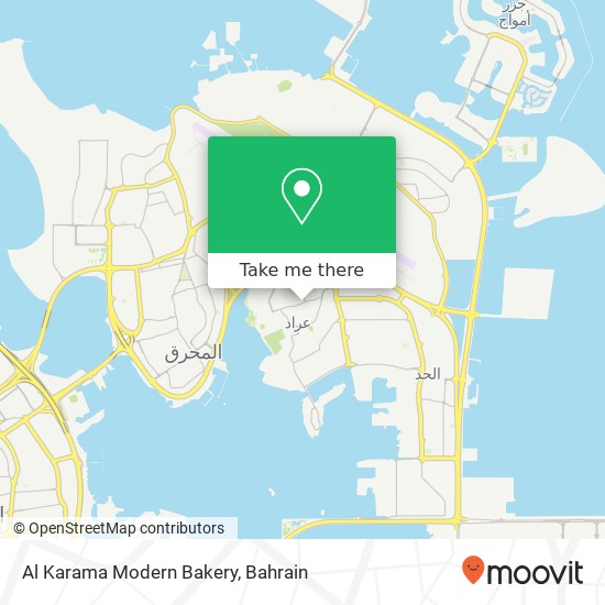 Al Karama Modern Bakery map