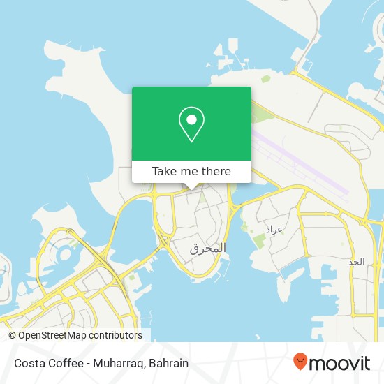 Costa Coffee - Muharraq map