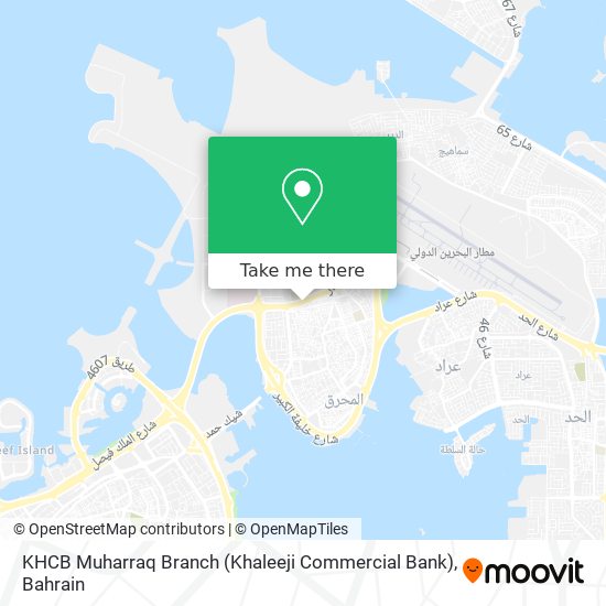 KHCB Muharraq Branch (Khaleeji Commercial Bank) map