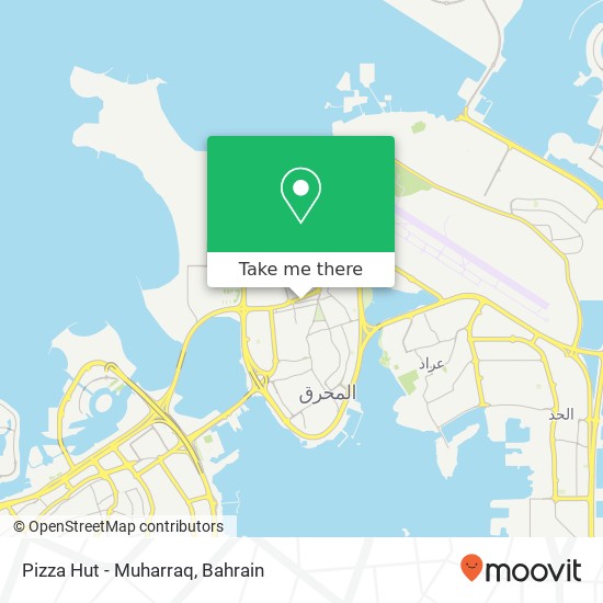 Pizza Hut - Muharraq map