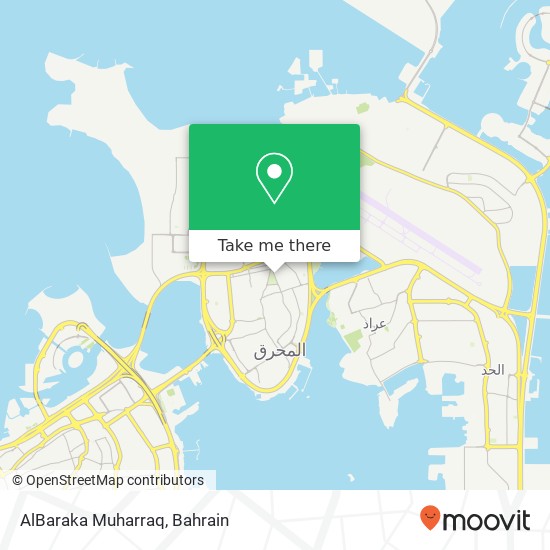 AlBaraka Muharraq map