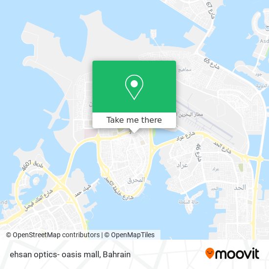 ehsan optics- oasis mall map