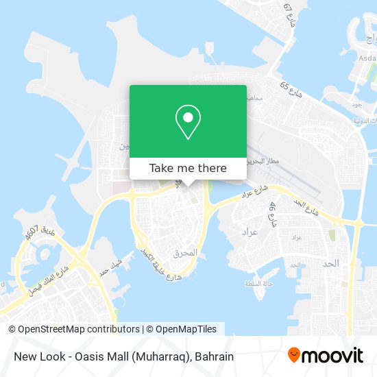New Look - Oasis Mall (Muharraq) map