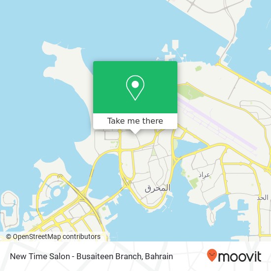 New Time Salon - Busaiteen Branch map