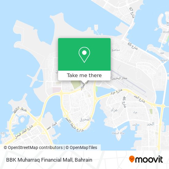 BBK Muharraq Financial Mall map