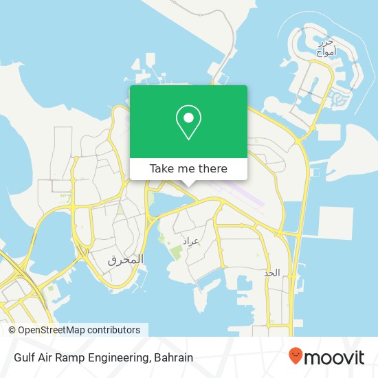 Gulf Air Ramp Engineering map