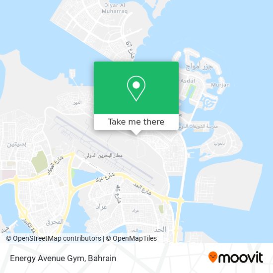 Energy Avenue Gym map
