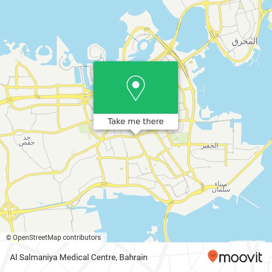 Al Salmaniya Medical Centre map