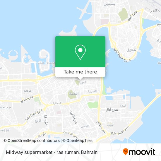 Midway supermarket - ras ruman map