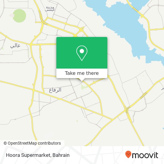 Hoora Supermarket map