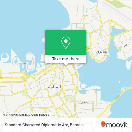 Standard Chartered Diplomatic Are map