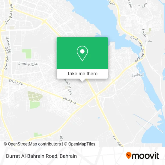 Durrat Al-Bahrain Road map