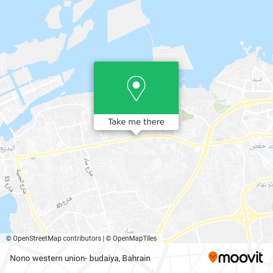 Nono western union- budaiya map