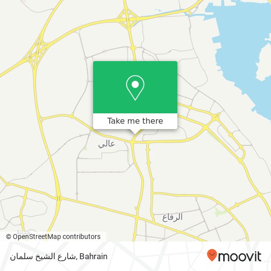 شارع الشيخ سلمان map