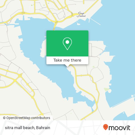 sitra mall beach map