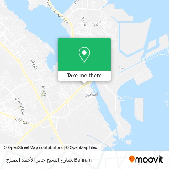 شارع الشيخ جابر الأحمد الصباح map