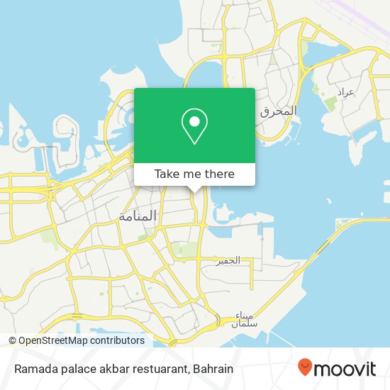 Ramada palace akbar restuarant map