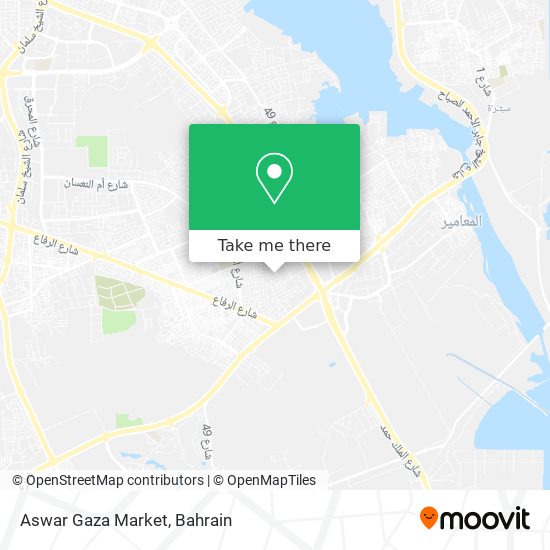 Aswar Gaza Market map