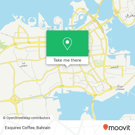 Esquires Coffee map