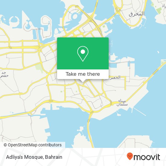 Adliya's Mosque map