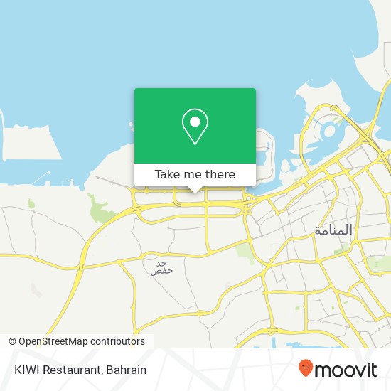KIWI Restaurant map