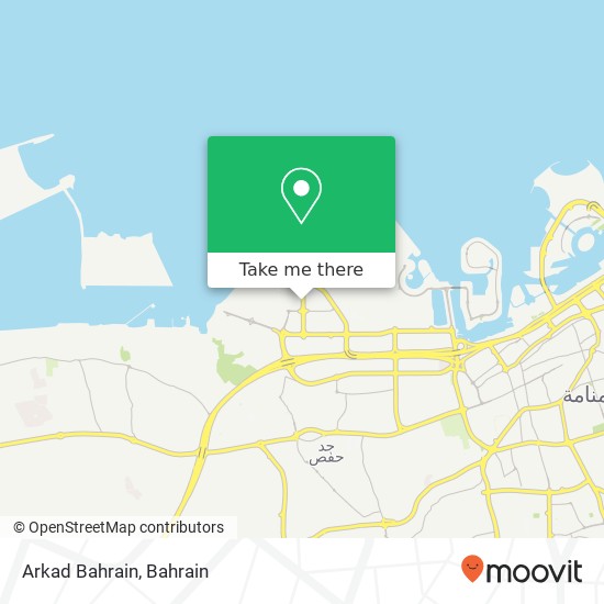 Arkad Bahrain map