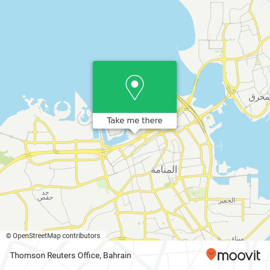 Thomson Reuters Office map