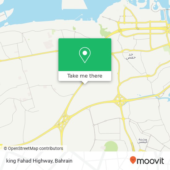 king Fahad Highway map