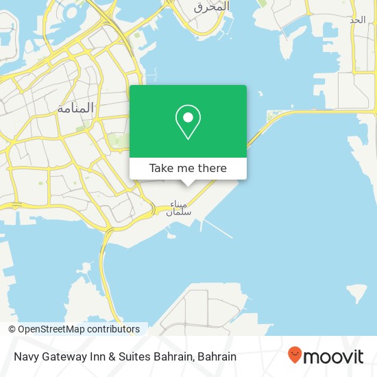 Navy Gateway Inn & Suites Bahrain map