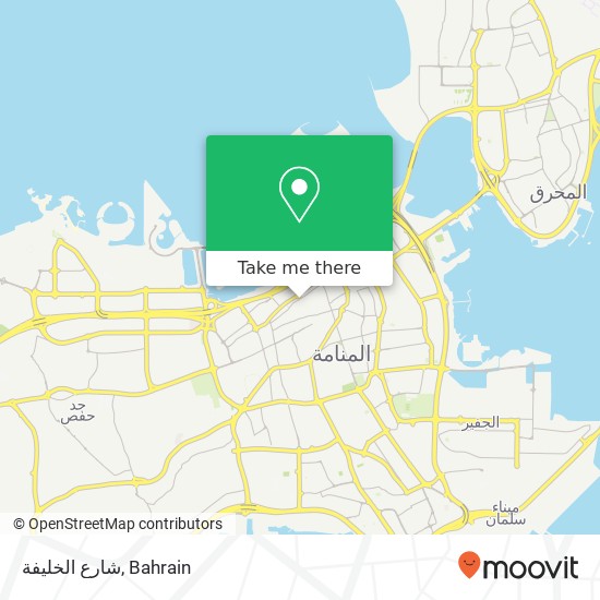 شارع الخليفة map