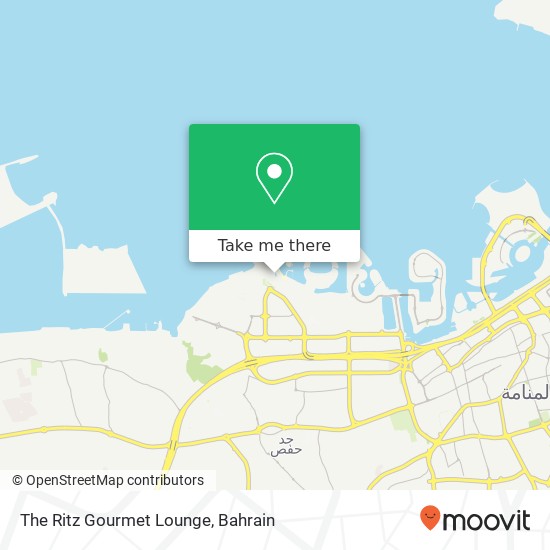 The Ritz Gourmet Lounge map