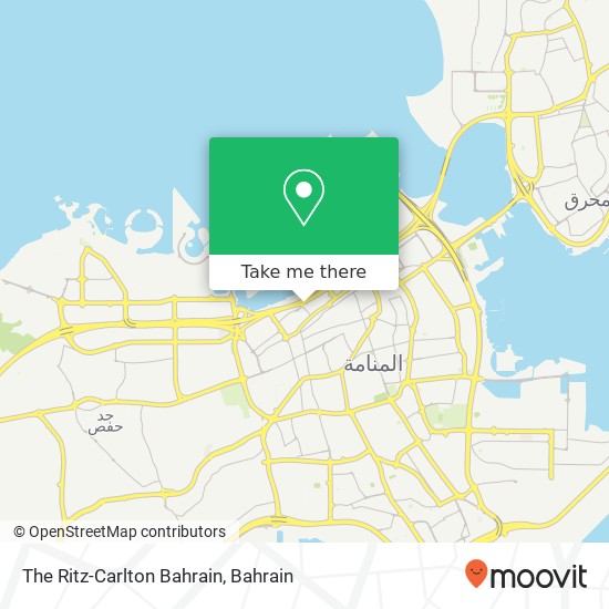 The Ritz-Carlton Bahrain map