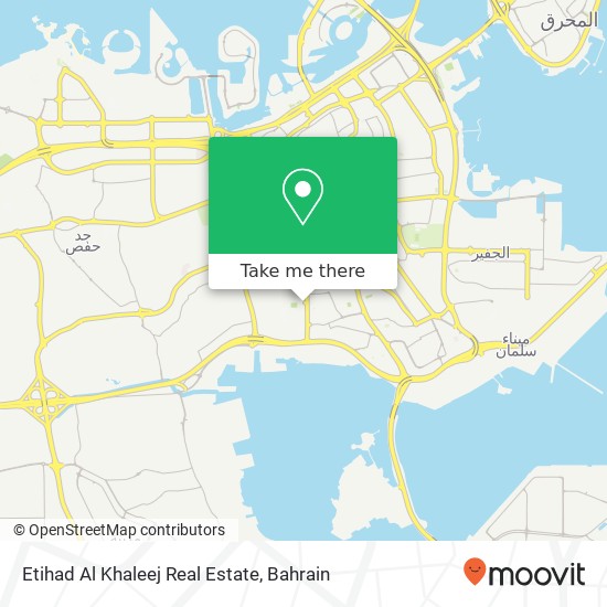 Etihad Al Khaleej Real Estate map