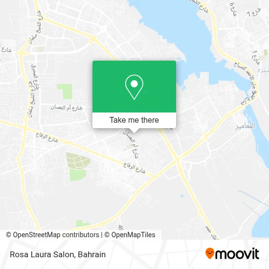 Rosa Laura Salon map