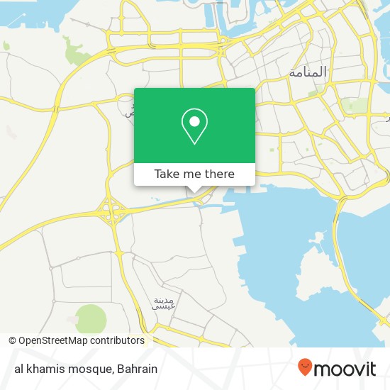 al khamis mosque map