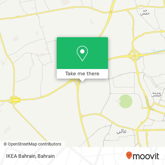 IKEA Bahrain map