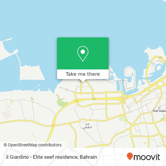 il Giardino - Elite seef residence map