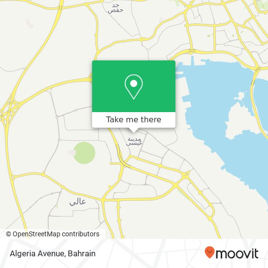 Algeria Avenue map