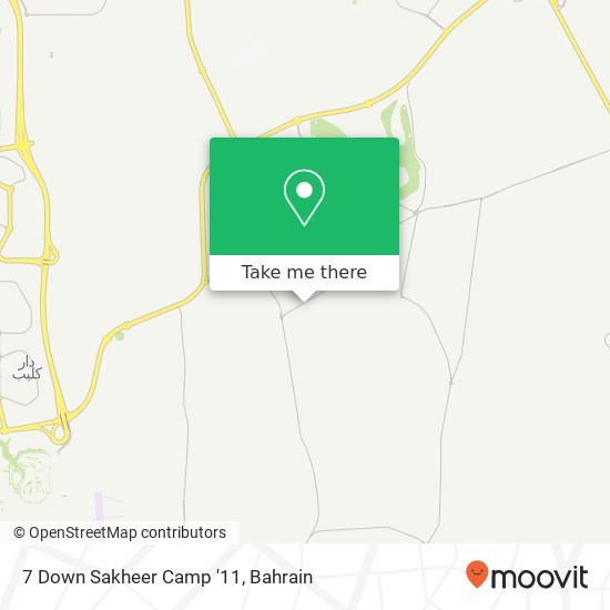 7 Down Sakheer Camp '11 map